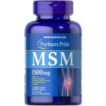 Puritan's Pride MSM 1500 mg 120 caplets 11732