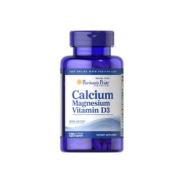 Puritan's Pride  Calcium Magnesium with Vitamin D3 120 Caplets 16154