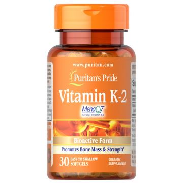 Puritan's Pride Vitamin K2 30 Softgels 17875