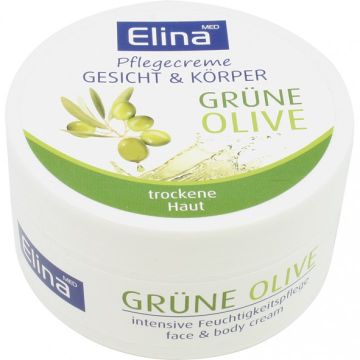 Elina Pflegecreme Gesicht und Körper Grüne Olive 150 ml