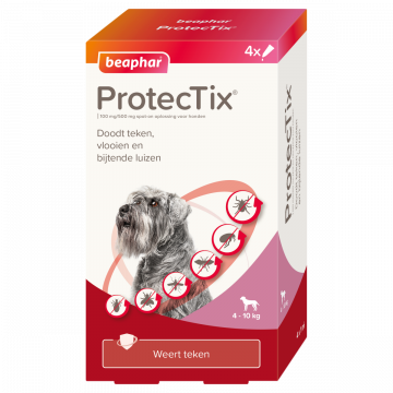 Beaphar ProtecTix hond 4-10kg 4 pipetten