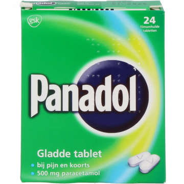 Panadol glad 500mg 24 tabletten