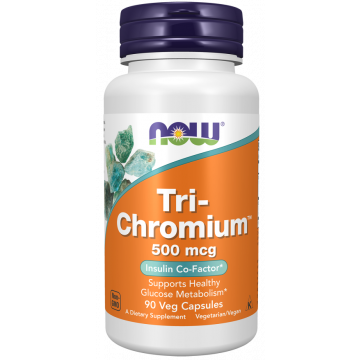 NOW Tri-Chromium 500 mcg 90 Kapseln