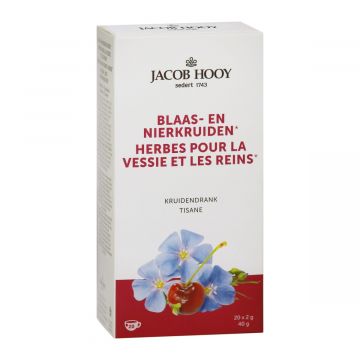 Jacob Hooy Blaas- en Nierkruiden Thee 20 zakjes