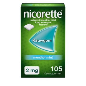 Nicorette Menthol Minze 2mg 105 Kaugummi 