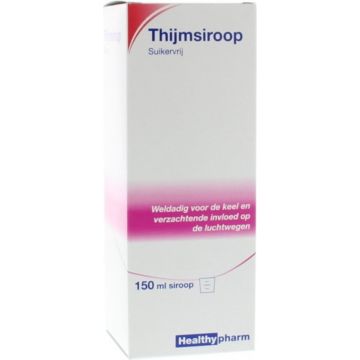 Healthypharm Thymiansirup ohne Zucker, 150 ml