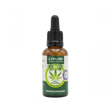 Jacob Hooy CBD 2,75% Naturöl CO2-extractie / Hanfsamenöl 30 ml