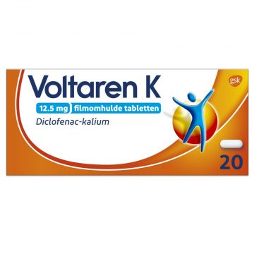 Novartis Voltaren tabletten 12,5 mgr 20 Tabletten 