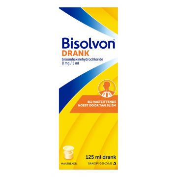 Bisolvon Broomhexine 8mg/5ml Drank 125 ml