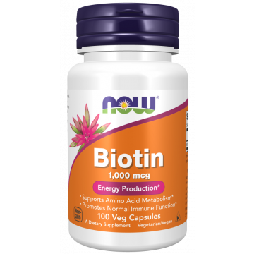 NOW Biotin 1000 mcg 100 Kapseln