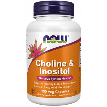 NOW Cholin & Inositol 500 mg 100 Kapseln