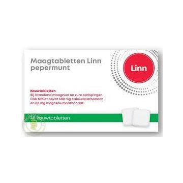 Linn Magen Kautabletten Pfefferminze 48 Tabletten