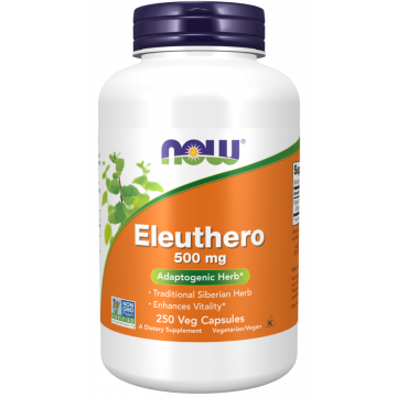 NOW Eleuthero  500 mg 250 Kapseln