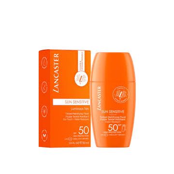 Lancaster Sun Sensitive Tinted |Mattifying Fluid  Spf 50 30ml