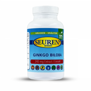 Seuren Nutrients Ginkgo Biloba Extrakt 240 mg 200 Kapseln