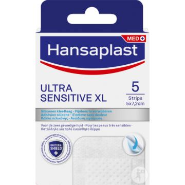 Hansaplast Ultra Sensitive XL 5 Streifen 5x7,2cm