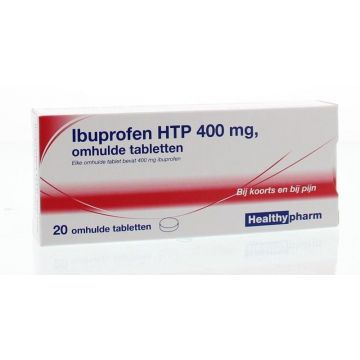 Healthypharm Ibuprofen HTP 400mg 20 überzogene Tabletten