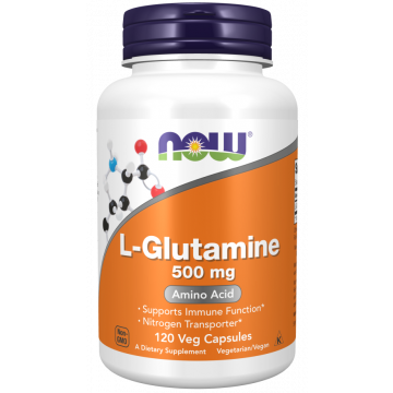 NOW L-Glutamin 500 mg 120 Kapseln