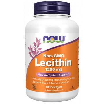 NOW Lecithin 1200 mg 100 softgels