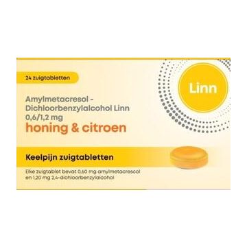 Linn Halsschmerzen Lutschpastillen Honig & Zitrone 24 Stk