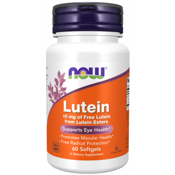 NOW Lutein 10 mg 60 Softgelkapseln