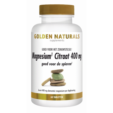 Golden Naturals Magnesiumcitrat 400 mg 60 Tabletten