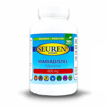 Seuren Nutrients Mariendistel 600 mg 200 Kapseln