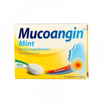 Mucoangin Mint 20 mg Lutschtabletten Ambroxolhydrochloride 18 Stück