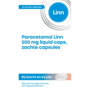 Linn Paracetamol, 500 mg flüssige Kapseln, Weichkapseln