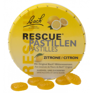 Bach Rescue Pastillen Zitrone 50 Gramm (ca. 37 Pastillen)