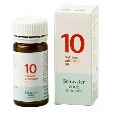 Schüssler salze Pflüger nr 10 Natrium Sulfuricum D6 100 Tablet glutenfrei