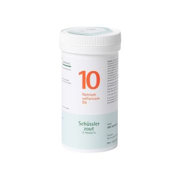 Schüssler salze Pflüger nr 10 Natrium Sulfuricum D6 400 Tablet glutenfrei