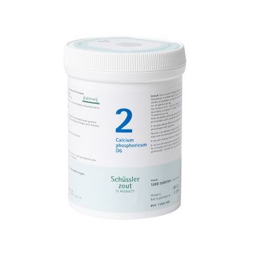 Schüssler salze Pflüger nr 2 Calcium Phosphoricum D6 1000 Tabletten Glutenfrei