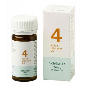 Schüssler salze Pflüger nr 4 Kalium Chloratum D6 100 Tablet glutenfrei