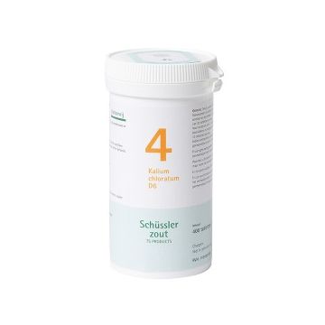 Schüssler salze Pflüger nr 4 Kalium Chloratum D6 400 Tablet glutenfrei