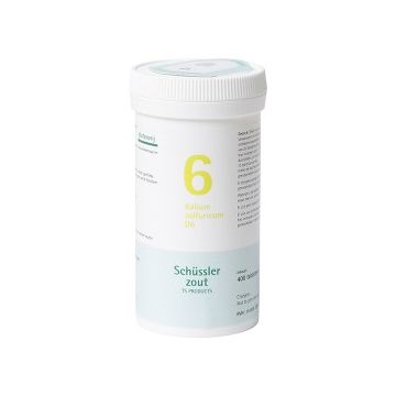 Schüssler salze Pflüger nr 6 Kalium Sulfuricum D6 400 Tablet glutenfrei