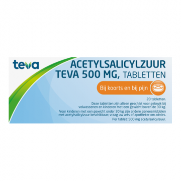 Teva Acetylsalicylsäure 500 mg 20 Tabletten