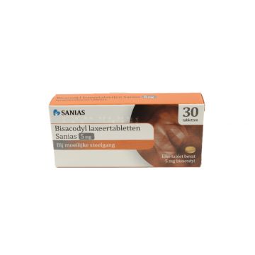 Sanias Bisacodyl Abführtabletten 5 mg 30 Tabletten