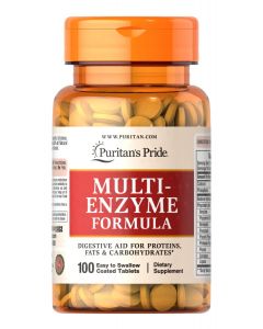 Puritan's Pride Multi Enzyme Formula 100 tabletten 10332