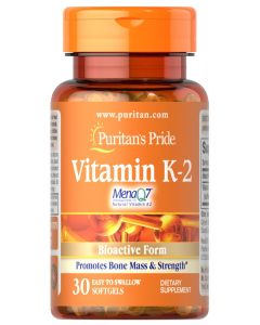 Puritan's Pride Vitamin K2 30 Softgels 17875