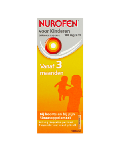 Nurofen Für Kinder ab 3 Monaten Zuckerfreie Suspension Orangengeschmack 100mg/5ml | 100 ml