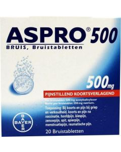 Aspro Brausetabletten 500 mg 20 Brausetabletten