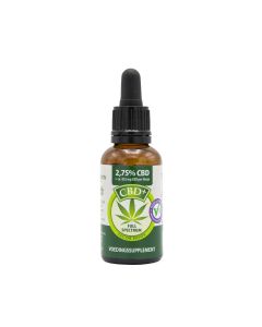 Jacob Hooy CBD 2,75% Naturöl CO2-extractie / Hanfsamenöl 30 ml