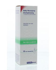 Healthypharm Baby-Nasenspray, Kochsalzlösung 15 ml