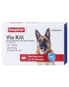 Beaphar Vlo Kill+ für Hunde ab 11 kg 6 Tabletten