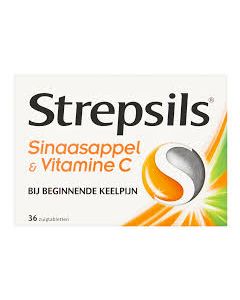 Strepsils Orange u Vitamin C 36 Lutschtabletten