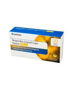 Sanias Ibuprofen liquid 400 mg 20 Liquid caps