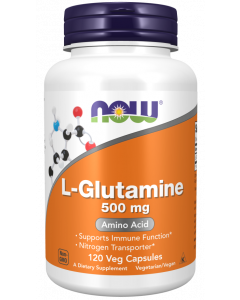 NOW L-Glutamin 500 mg 120 Kapseln