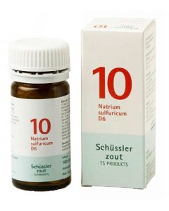 Schüssler salze Pflüger nr 10 Natrium Sulfuricum D6 100 Tablet glutenfrei