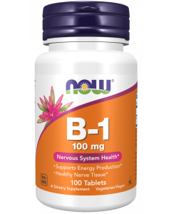 NOW Vitamin B1 100 mg 100 Tabletten